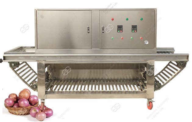 machine à éplucher les oignons commerciale