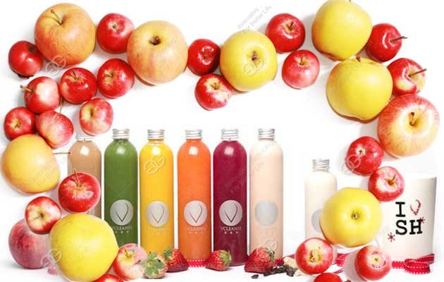 diff&eacute;rents types de jus de fruits