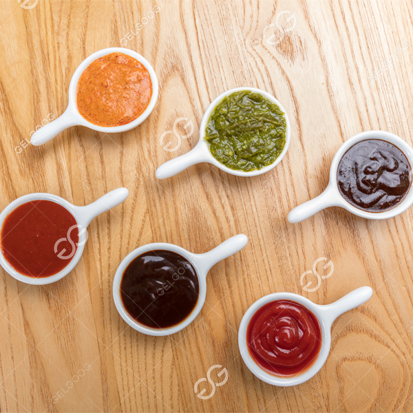 processus de production de sauce